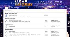 Desktop Screenshot of forums.trade-ideas.com