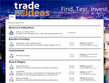 Tablet Screenshot of forums.trade-ideas.com